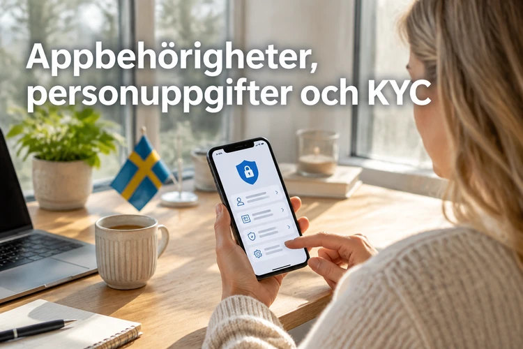 Appbehörigheter, personuppgifter och KYC