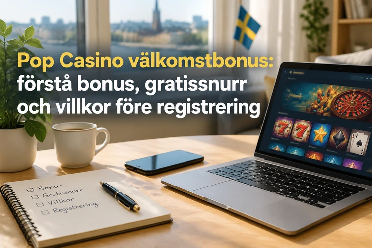 Pop Casino välkomstbonus: förstå bonus, gratissnurr och villkor före registrering