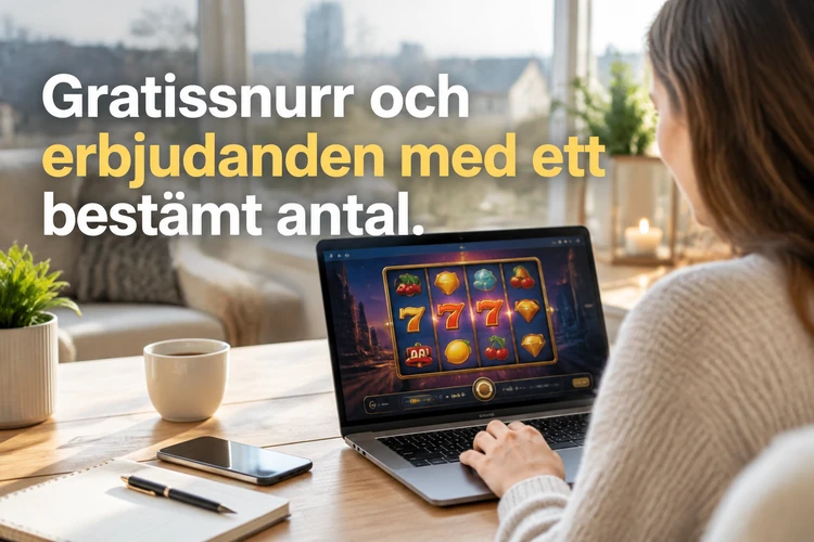 Gratissnurr och erbjudanden med ett bestämt antal