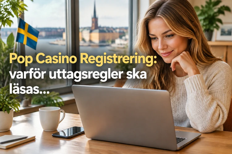 Pop Casino Registrering: varför uttagsregler ska läsas före konto