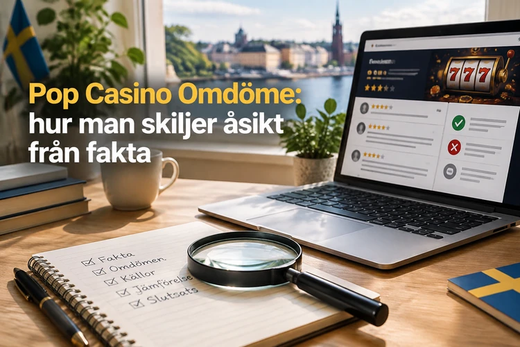 Pop Casino Omdöme: hur man skiljer åsikt från fakta