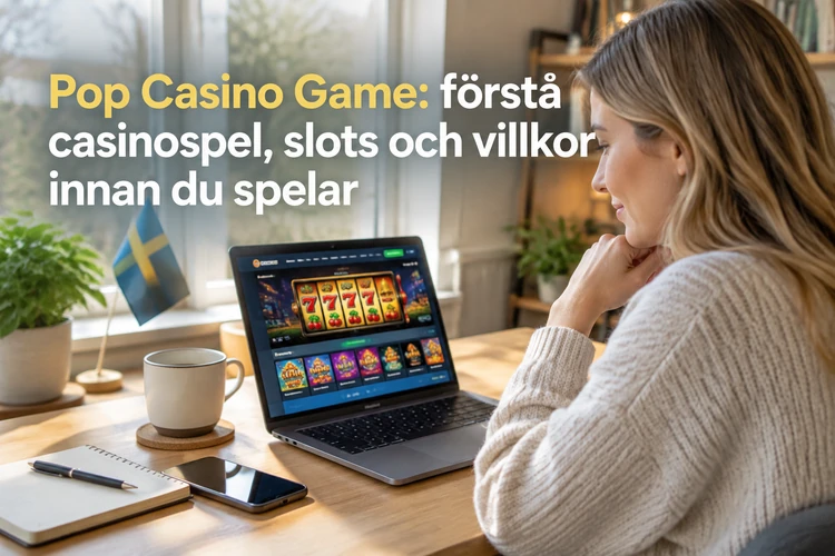 Pop Casino Game: förstå casinospel, slots och villkor innan du spelar