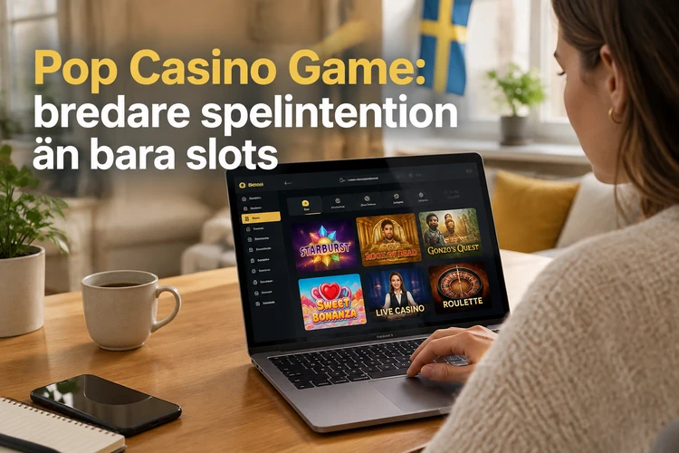 Pop Casino Game: bredare spelintention än bara slots